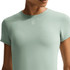 Nike Court Advantage Short Sleeve Top - Steam Green/White