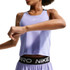 Nike Girls Pro Dri Fit Tank Top - Light Thistle/Black/White