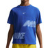 Nike Boys Dri Fit Printed Tee Shirt - Game Royal/White