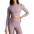 adidas by Stella McCartney Long Sleeve Crop Top - Legacy Purple