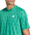 adidas Club Graphic Crew - Semi Court Green/Collegiate Green