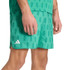 adidas Club Graphic 7 inch Short - Semi Court Green/Collegiate Green