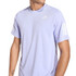 adidas Club 3 Stripe Tee Shirt - Violet Tone