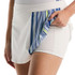 Penguin Asymmetrical Pleated Skirt - Bright White