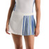 Penguin Asymmetrical Pleated Skirt - Bright White