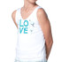 Lucky in Love Eyelet You Win Tank Top - White