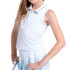 Lucky in Love Lavish Lane Girls Polo Tank Top - White