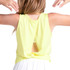 Lucky in Love Lavish Lane Girls Tie Break Tank Top - Lemon Frost