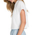 Wilson Harper Crop Tee Shirt - Bright White