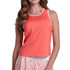 Lucky in Love At The Clubhouse Court Lounge Tank - Flame