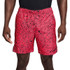 Nike Court Printed 7 inch Victory Short - Bright Crimson/Black