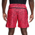 Nike Court Printed 7 inch Victory Short - Bright Crimson/Black