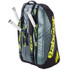 Babolat Pure Aero 12 Pack Tennis Bag - Grey/Fluorescent Yellow
