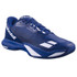 Babolat Jet Mach 4 All Court Mens Wide Tennis Shoe - Dark Blue/White