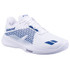 Babolat Propulse Storm All Court Mens Wide Tennis Shoe - White/Dark Blue