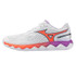 Mizuno Wave Enforce Tour 2 Womens Tennis Shoe - White/Lava Orange