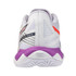 Mizuno Wave Enforce Tour 2 Womens Tennis Shoe - White/Lava Orange
