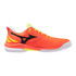 Mizuno Wave Exceed Tour 7 Mens Tennis Shoe - Lava Orange/Black Oyster