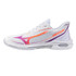 Mizuno Wave Exceed Tour 7 Womens Tennis Shoe - White/Dahlia