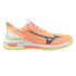 Mizuno Wave Exceed Tour 7 Womens Tennis Shoe - Flamingo Coral/Wild Wind