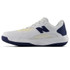 New Balance 696v7 (D) Mens Tennis Shoe - White/Navy