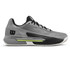 Wilson Rush Tour 5 Mens Clay Tennis Shoe - Titanium/Black/Safety Yellow