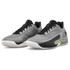 Wilson Rush Tour 5 Mens Clay Tennis Shoe - Titanium/Black/Safety Yellow