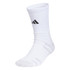 adidas 5 Star Team 3 Crew Sock - White/Black/Clear Onix Grey