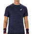 Asics Match Jacquard SS Crew - Midnight