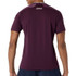Asics Match Jacquard SS Crew - Dark Aubergine