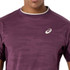 Asics Match Jacquard SS Crew - Dark Aubergine