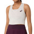 Asics Match Jacquard Crop Top - Soft Oat