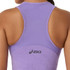 Asics Match Jacquard Crop Top - Faded Plum