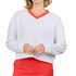 Sofibella Viva Hibiscus Pullover - White