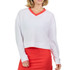 Sofibella Viva Hibiscus Pullover - White