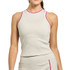 Lija Love All Varsity Tank Top - Vapor Grey/Fuchsia Multi