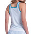 K Swiss Square Neck Tank - Baltic/White