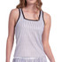 K Swiss Square Neck Tank - White/Black
