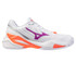 Mizuno Neo Ace Womens Tennis Shoe - White/Dahlia