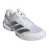 adidas Adizero Ubersonic 5 Mens Tennis Shoe - White/Tech Grey/Maroon