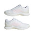adidas Avacourt 3 Womens Tennis Shoe - White/Distilled Pink/Maroon