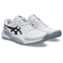 Asics Gel Challenger 15 Mens Tennis Shoe - White/Gunmetal - 4