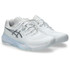 Asics Gel Resolution X Womens Tennis Shoe - White/Pure Silver - 2