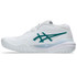 Asics Gel Resolution X Womens Tennis Shoe - White/Pitch Green - 3