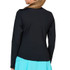 Sofibella UV Colors 1/4 Zip Long Sleeve - Black - 2
