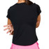 Sofibella UV Colors Girls Short Sleeve Top - Black - 2