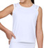 Sofibella Tres Blanc Girls Sleeveless Top - White