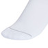 adidas Cushioned 3-Stripe 3.0 Women's 3 Pack High Quarter Sock - White/Clear Onix Grey - 4