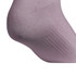adidas Athletic Cushioned Women's 6 Pack No Show Sock - Preloved Fig Puple/Clear Onix Grey/White - 5