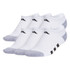 adidas Youth Athletic Cushioned 6 Pack No Show Sock - White/Grey/Black